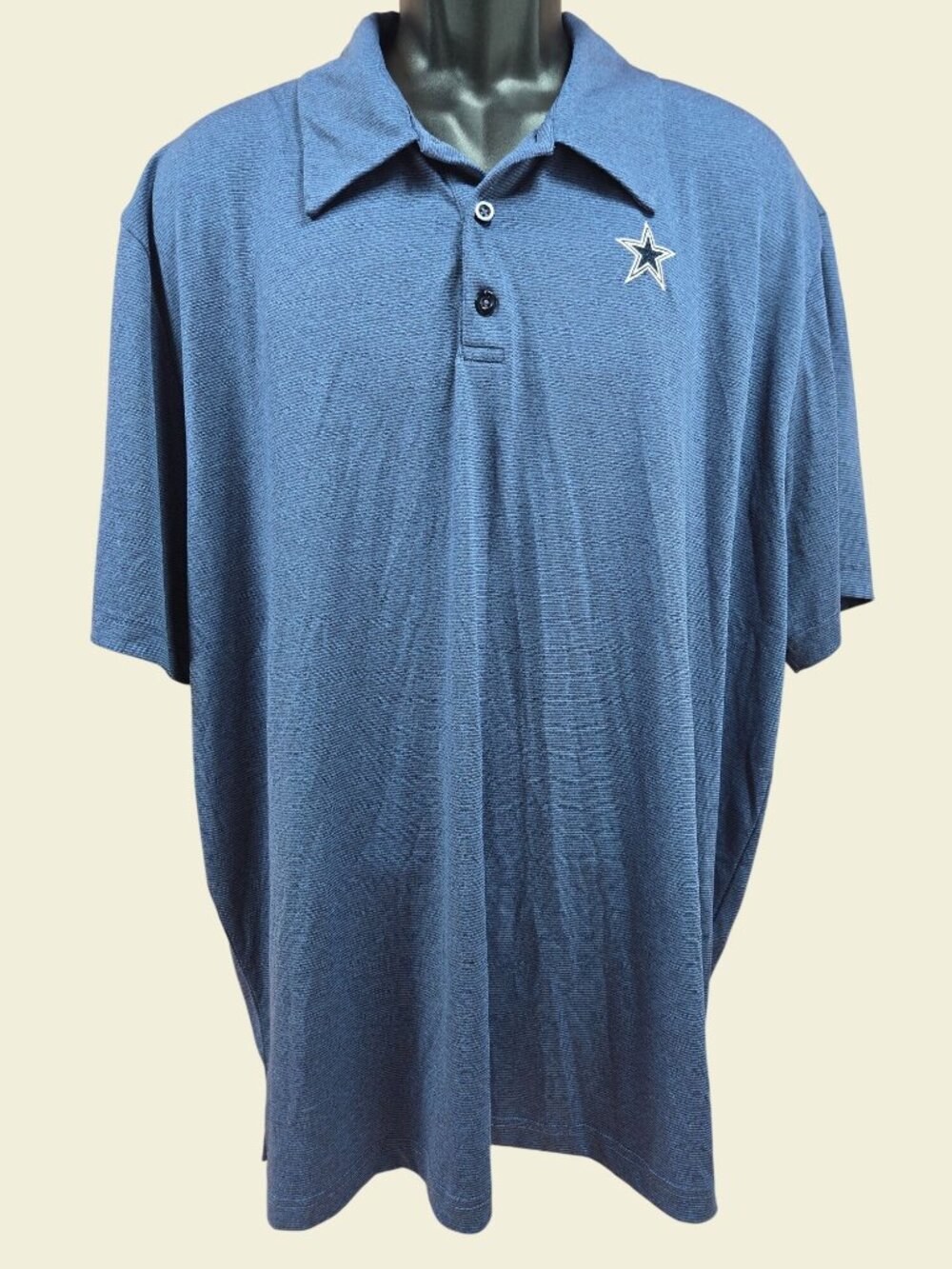Dallas Cowboys Authentic Mens Blue Polo XXL